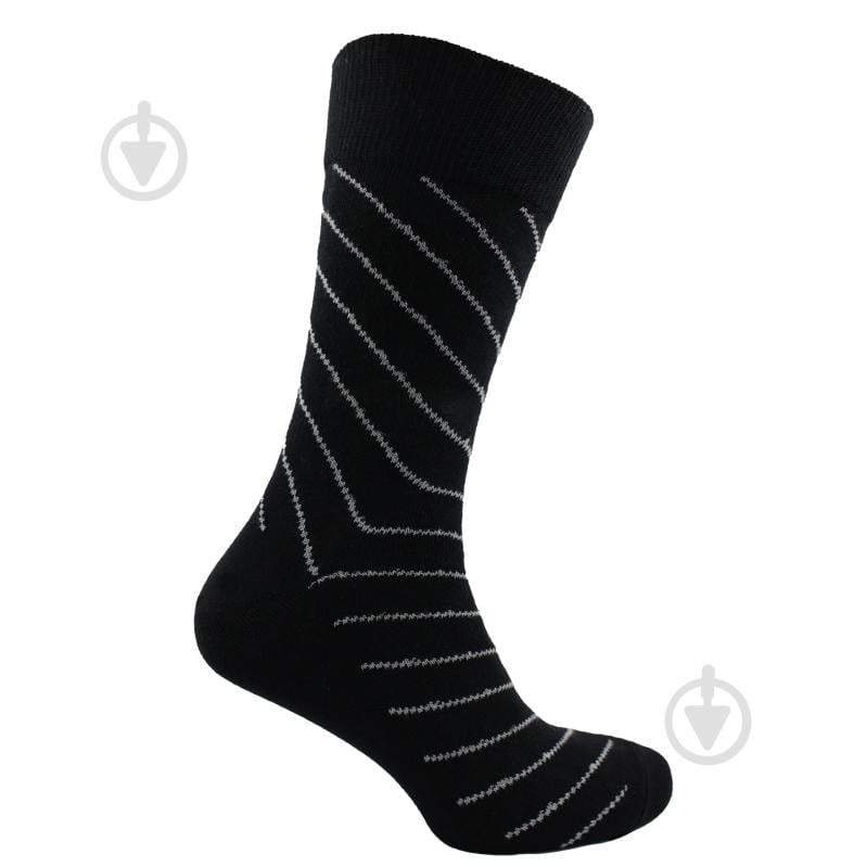 Шкарпетки чоловічі Premier Socks у смужку р.27 чорний - фото 1