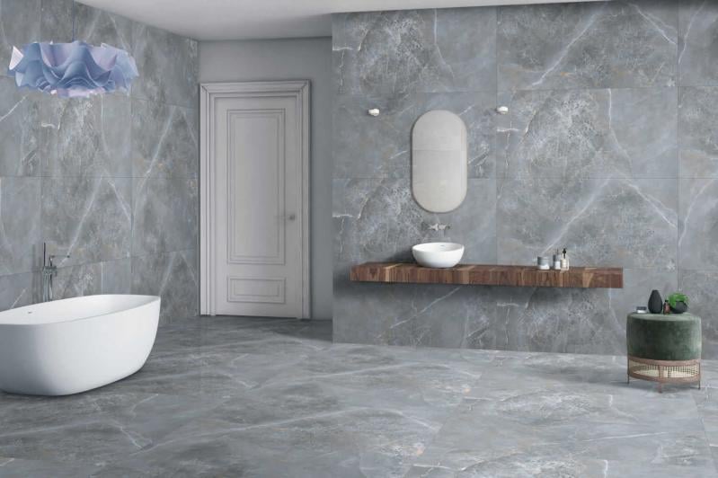 Плитка Cerossa Ceramica Galdar light grey sugar carving 60x120 см - фото 6