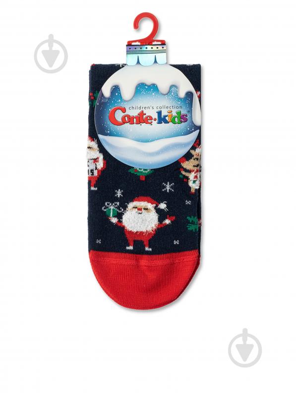 Шкарпетки дитячі для дівчатокдля хлопчиків Conte-Kids новорічні 517 19С-64СП р.13-14 темно-синій - фото 2 Шкарпетки дитячі для дівчатокдля хлопчиків Conte-Kids новорічні 517 19С-64СП р.13-14 темно-синій - фото 2