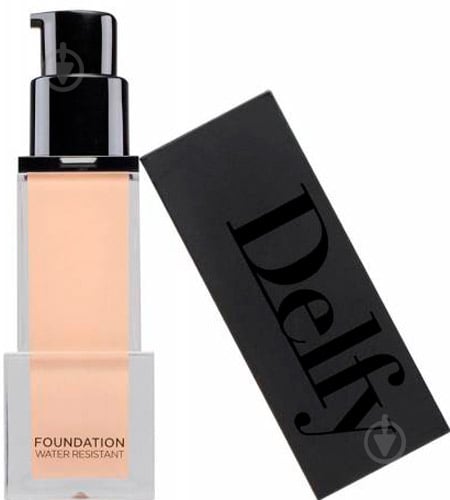 Крем тональный Delfy Foundation Water Resistant 20 natural 35 мл - фото 1