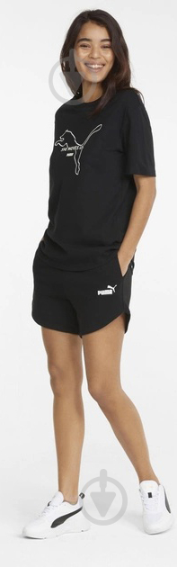 Шорти Puma ESS High Waist Shorts 84833901 р. L чорний - фото 3