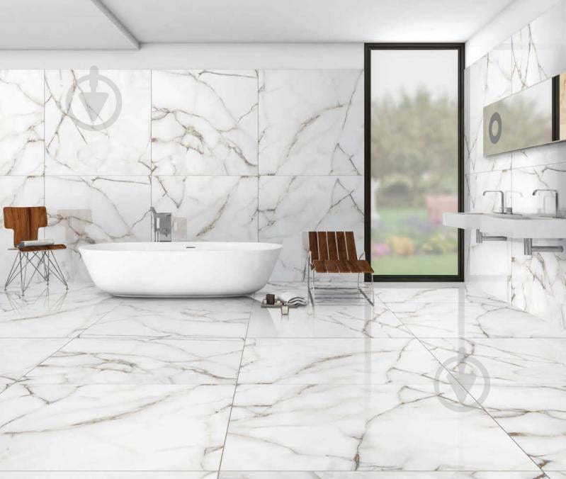 Плитка Cerossa Ceramica Bold onyx white polished 120x120 см - фото 5