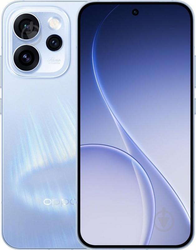 Смартфон OPPO Reno15 Pro 12/512GB aurora blue (CPH2813) - фото 1