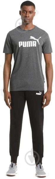 Футболка Puma ESS Heather Tee 58673601 р.L сірий - фото 3