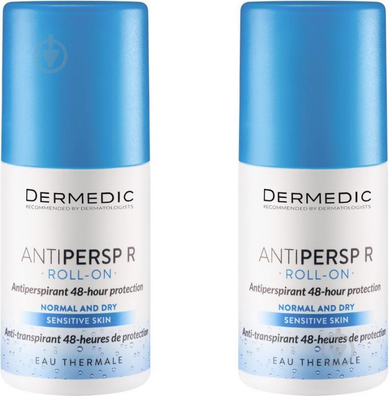 Косметический набор унисекс Dermedic антиперспиранты Antipersp R 2шт. 60 г - фото 1 Косметический набор унисекс Dermedic антиперспиранты Antipersp R 2шт. 60 г - фото 1
