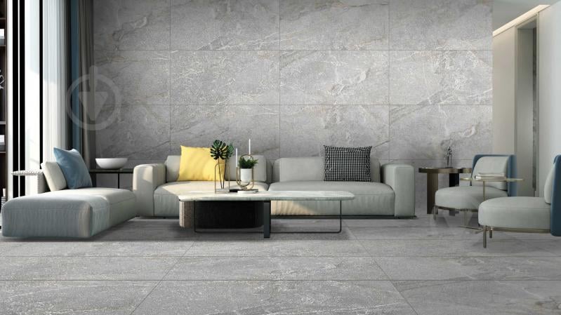 Плитка Cerossa Ceramica Rika grey sugar carving 60x120 см - фото 11