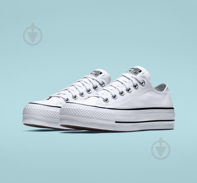 Кеди Converse CHUCK TAYLOR ALL STAR CANVAS PLATFORM 560251C р.39 білий - фото 2