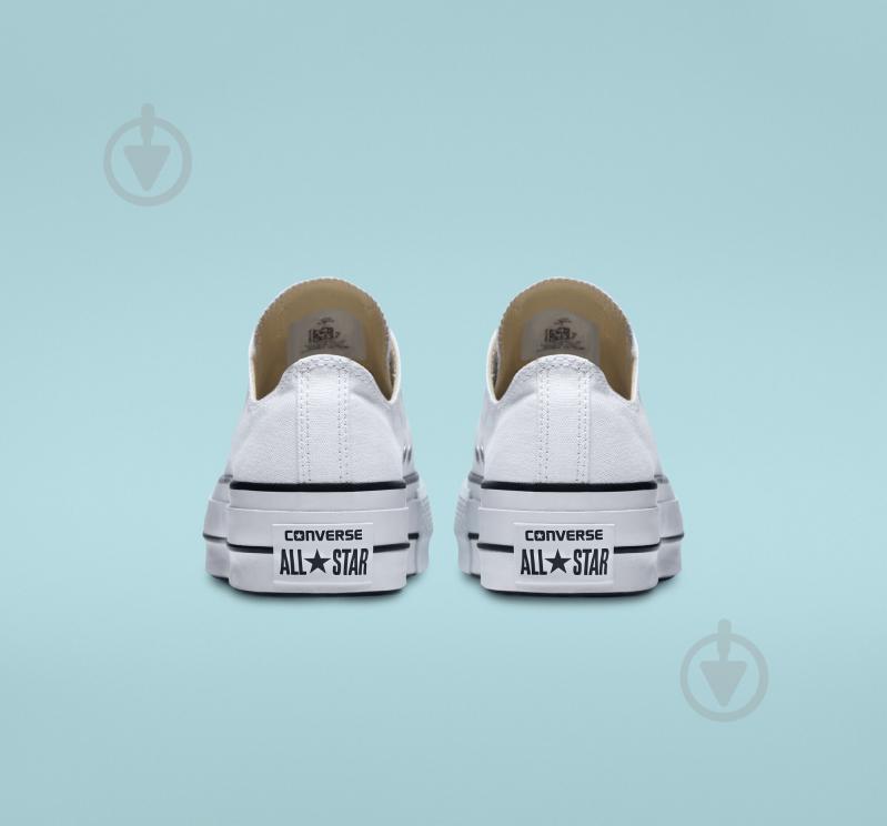 Кеды Converse CHUCK TAYLOR ALL STAR CANVAS PLATFORM 560251C р.41,5 белый - фото 4