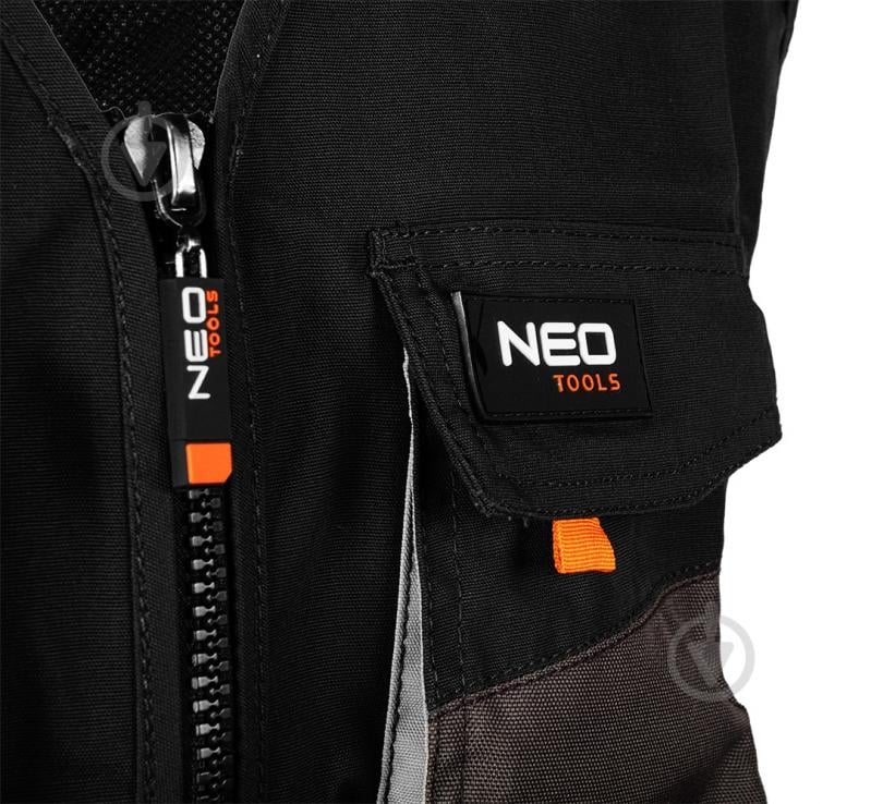 Жилет рабочий NEO tools р. XXL рост 5-6 81-260 серый - фото 12