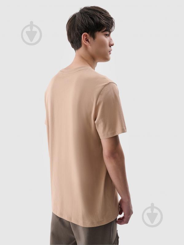 Футболка 4F TSHIRT M2075 р.L бежевий - фото 2 Футболка 4F TSHIRT M2075 р.L бежевий - фото 2