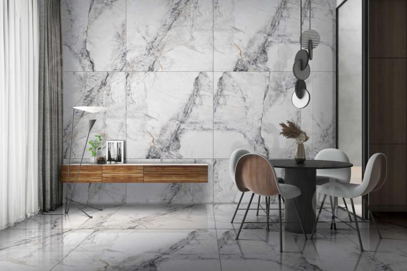 Плитка Cerossa Ceramica Zorya white polished 120x120 см - фото 6