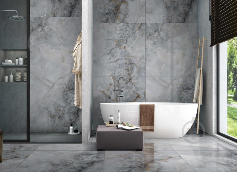 Плитка Cerossa Ceramica Vesna sky polished 120x120 см - фото 5