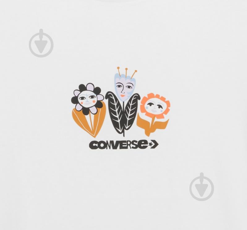 Футболка Converse WHM Graphic Tee 10024264-A01 р.L білий - фото 2