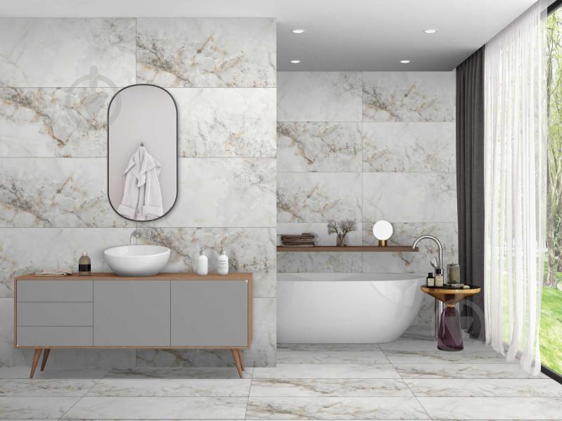 Плитка Cerossa Ceramica Vesna white matt 60x120 см - фото 8