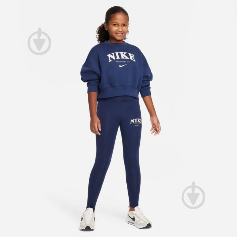 Лосины Nike FD0889-410 р.L темно-синий - фото 4 Лосины Nike FD0889-410 р.L темно-синий - фото 4