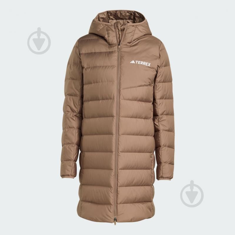 Пуховик женский зимний Adidas W MT DOWN PARKA JM8730 р.XS коричневый - фото 6 Пуховик женский зимний Adidas W MT DOWN PARKA JM8730 р.XS коричневый - фото 6
