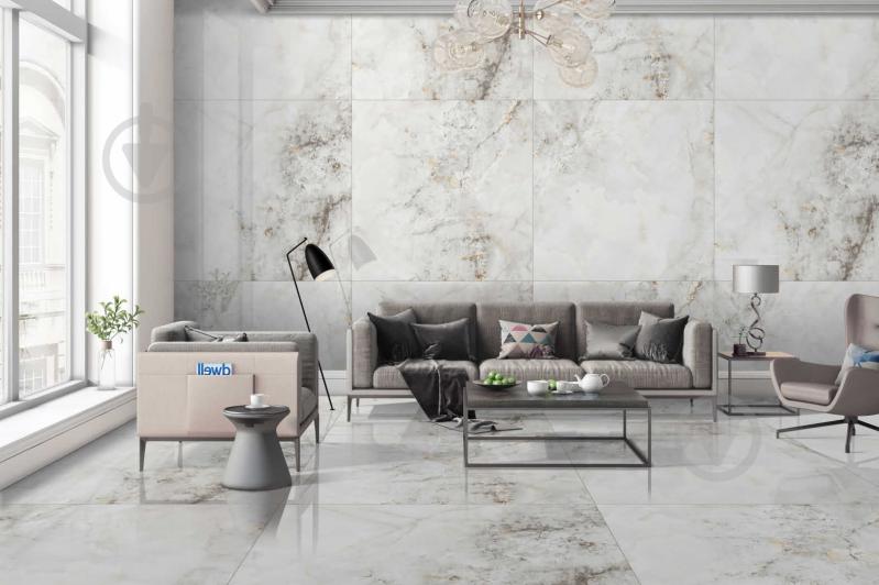 Плитка Cerossa Ceramica Vesna white polished 120x120 см - фото 5