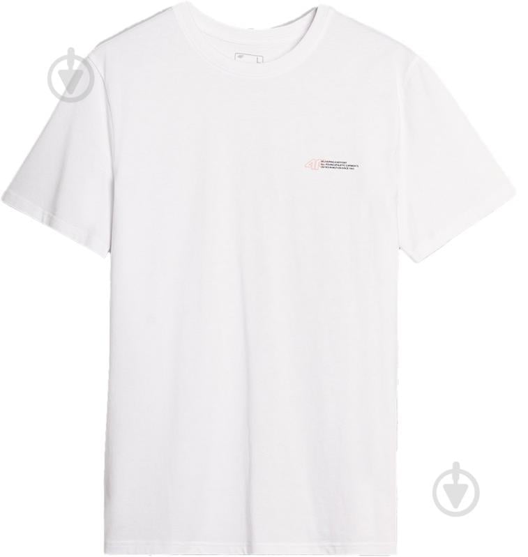Футболка 4F TSHIRT M2003 р.L білий - фото 1 Футболка 4F TSHIRT M2003 р.L білий - фото 1