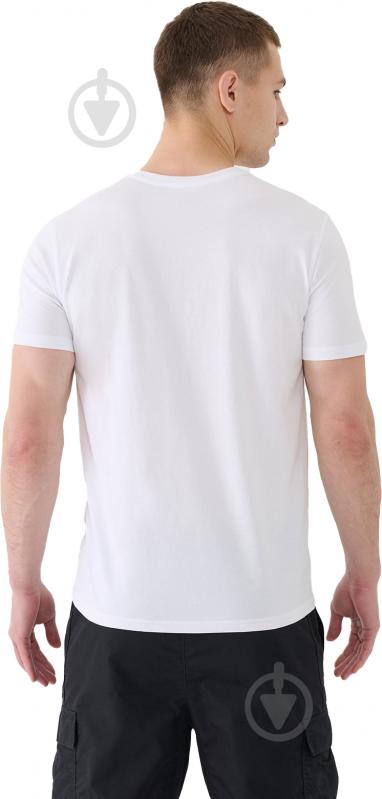 Футболка 4F TSHIRT M2003 р.L білий - фото 5 Футболка 4F TSHIRT M2003 р.L білий - фото 5