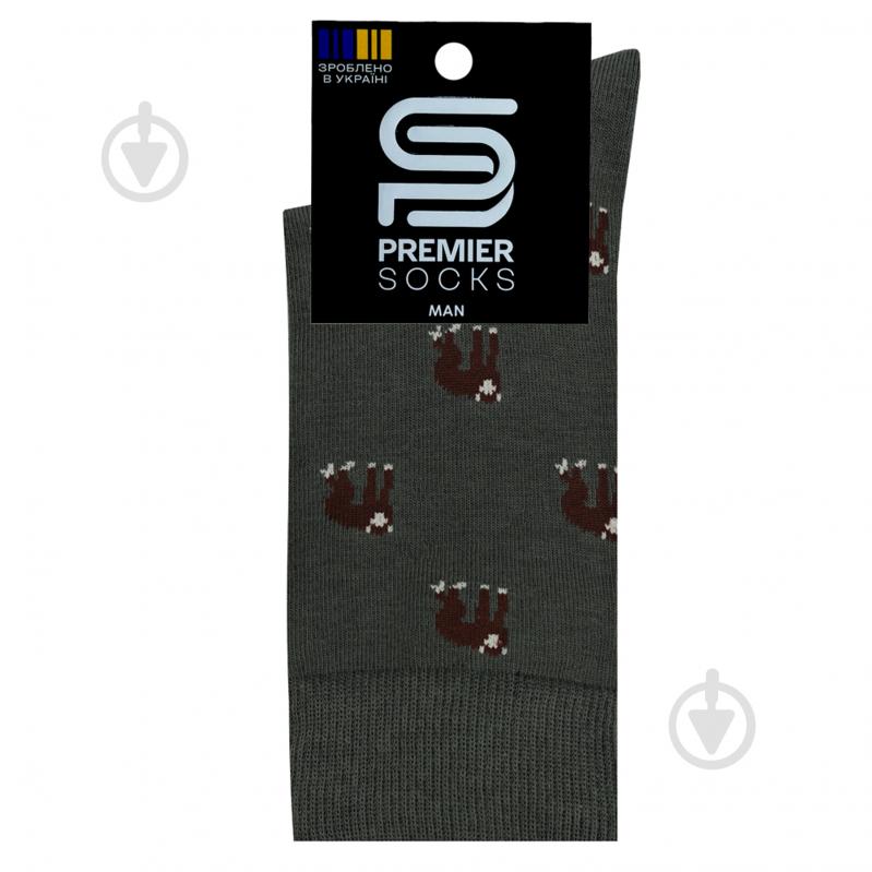 Носки мужские Premier Socks с мавпами р.25 хаки - фото 1