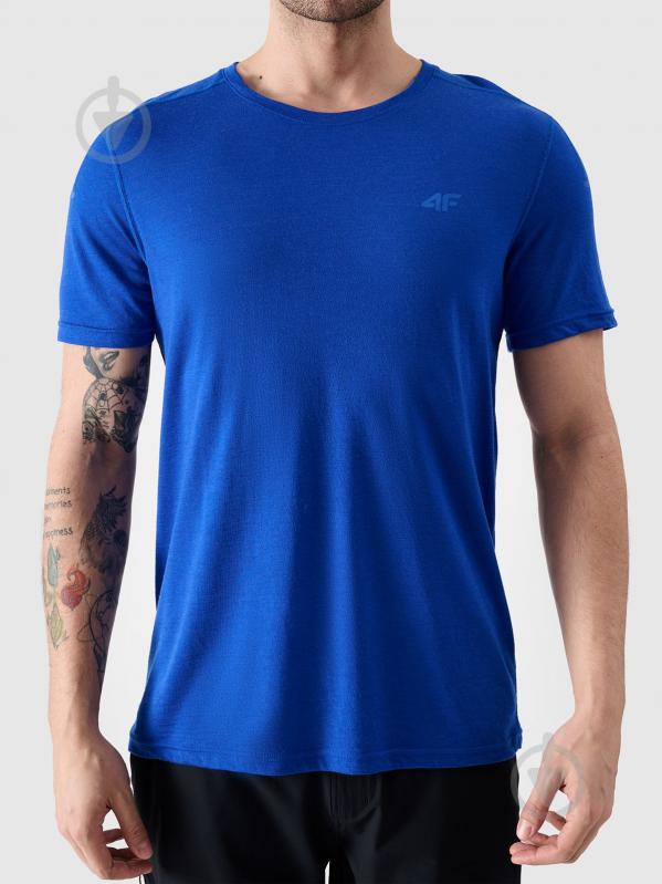 Футболка 4F TSHIRT FNK M1268 р.L синий - фото 5