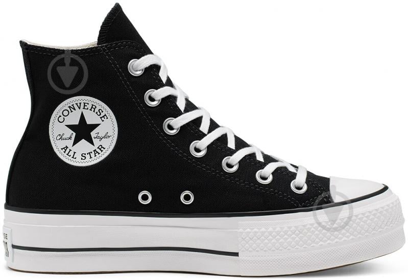 Кеди Converse CHUCK TAYLOR ALL STAR PLATFORM CANVAS 560845C р.41 чорний - фото 10