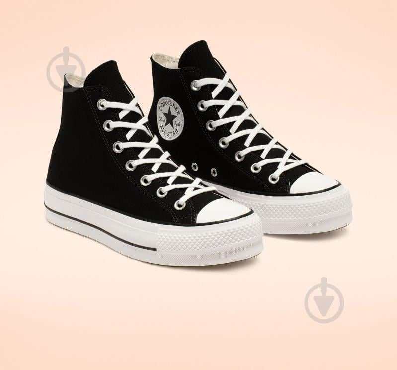 Кеди Converse CHUCK TAYLOR ALL STAR PLATFORM CANVAS 560845C р.41 чорний - фото 3