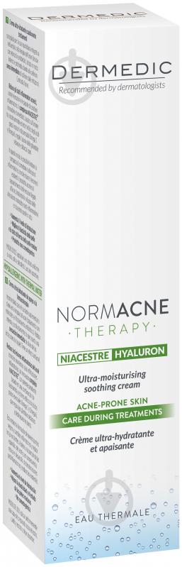 Крем для лица день-ночь Dermedic NORMACNE ультраувлажняющий успокаивающий 40 мл - фото 1 Крем для лица день-ночь Dermedic NORMACNE ультраувлажняющий успокаивающий 40 мл - фото 1