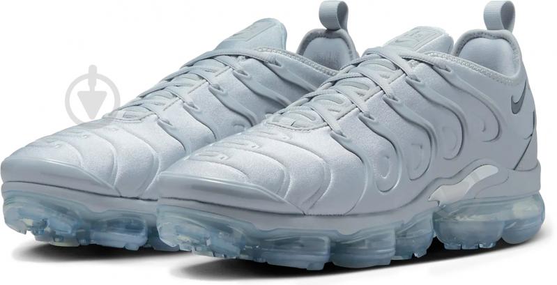 Кросівки чоловічі демісезонні Nike AIR VAPORMAX PLUS 924453-005 р.42 сірі - фото 3