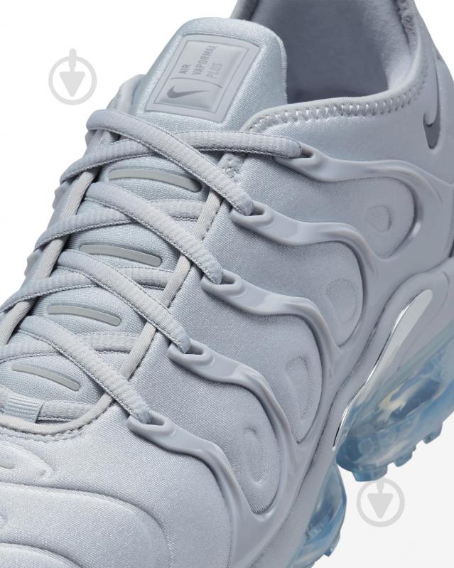 Кросівки чоловічі демісезонні Nike AIR VAPORMAX PLUS 924453-005 р.42 сірі - фото 6