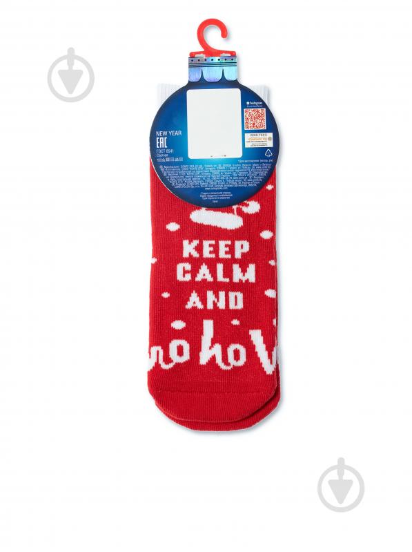 Шкарпетки дитячі для дівчатокдля хлопчиків Conte-Kids новорічні 519 20С-69СП р.16–18 червоний - фото 3