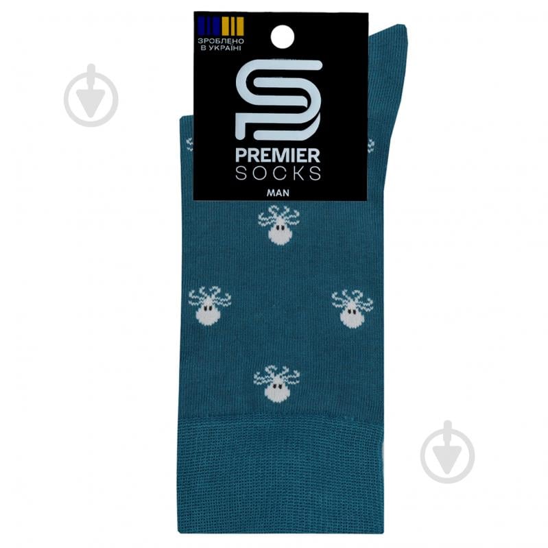 Носки мужские Premier Socks с осьминогом р.25 морская волна - фото 1