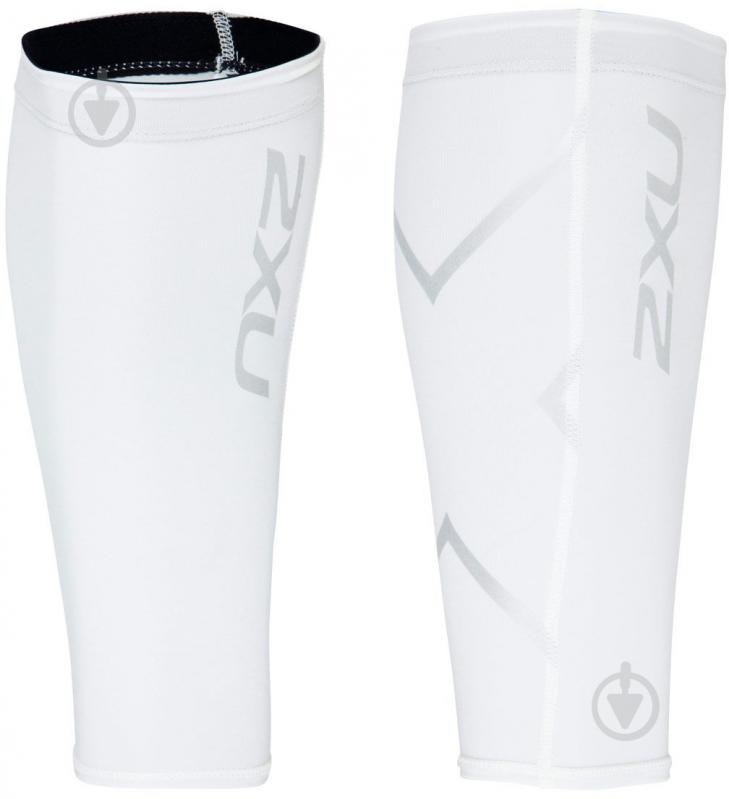 Гетры 2XU Compression Calf Guards UA1987b_WHT/WHT р.XS белый - фото 3