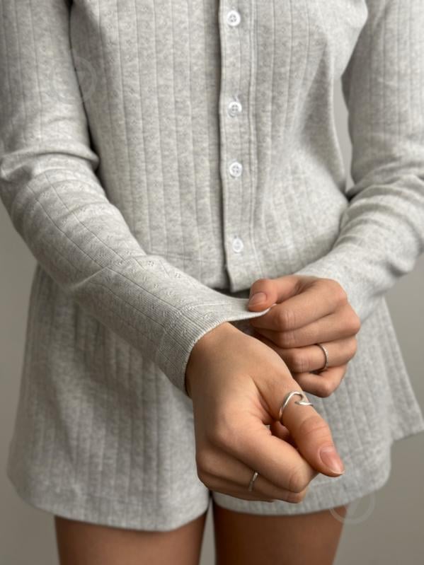 Лонгслив Twins р.S серый - фото 2 Лонгслив Twins р.S серый - фото 2