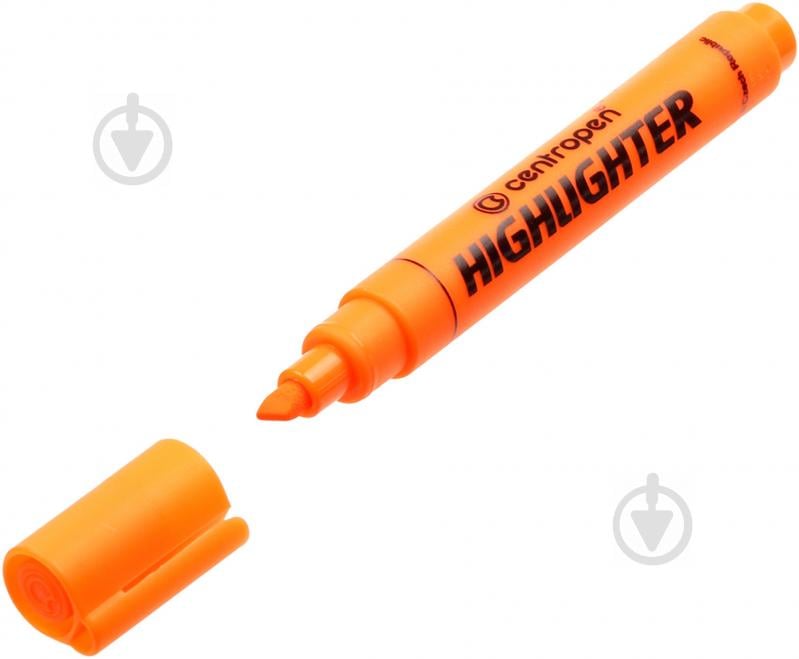 Маркер текстовый Centropen Highlighter 1-4.6 мм 8852 оранжевый - фото 1