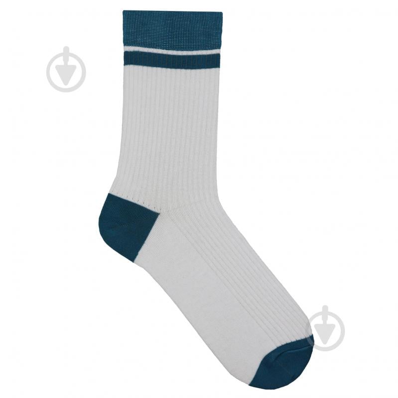 Шкарпетки чоловічі Premier Socks в рубчик р.29 білий - фото 2