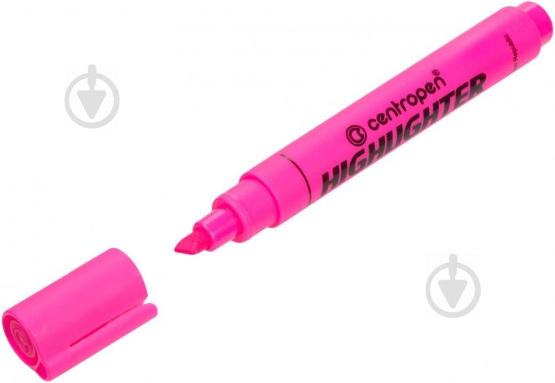 Маркер текстовий Centropen Highlighter 1-4.6 мм 8852 рожевий - фото 1