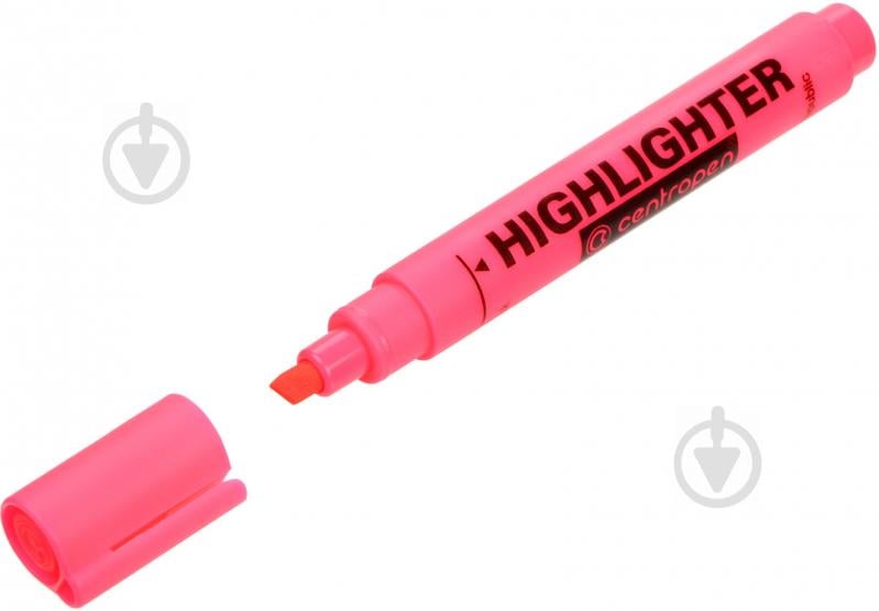 Маркер текстовый Centropen Highlighter 1-4.6 мм 8852 красный - фото 1