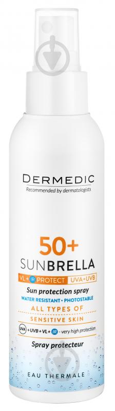 Молочко сонцезахисне Dermedic SUNBRELLA SPF 50+ 150 мл - фото 1 Молочко сонцезахисне Dermedic SUNBRELLA SPF 50+ 150 мл - фото 1