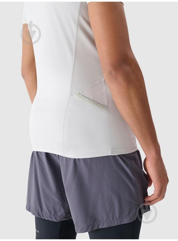 Футболка 4F 4FWSS25TFTSM1263-27S TSHIRT FNK р.L белый - фото 2