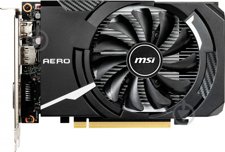 Видеокарта MSI GeForce GTX 1650 Aero OC 4GB GDDR5 128bit (GTX 1650 AERO ITX 4G OC) - фото 1