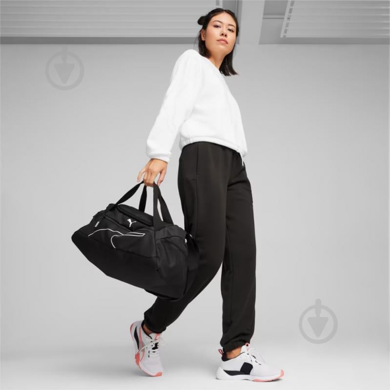 Спортивна сумка Puma FUNDAMENTALS SPORTS BAG S 09033101 чорний - фото 8