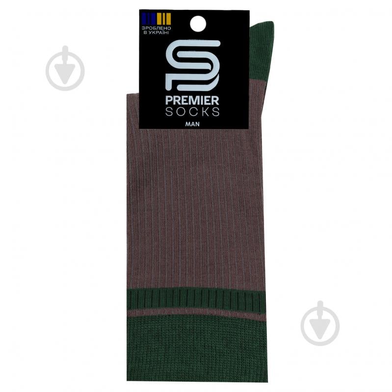 Носки мужские Premier Socks в рубчик р.25 мокко - фото 1