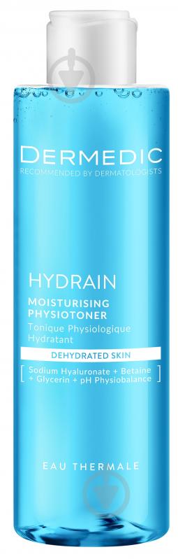 Тоник для лица Dermedic Hydrain Увлажняющий 200 мл - фото 1 Тоник для лица Dermedic Hydrain Увлажняющий 200 мл - фото 1