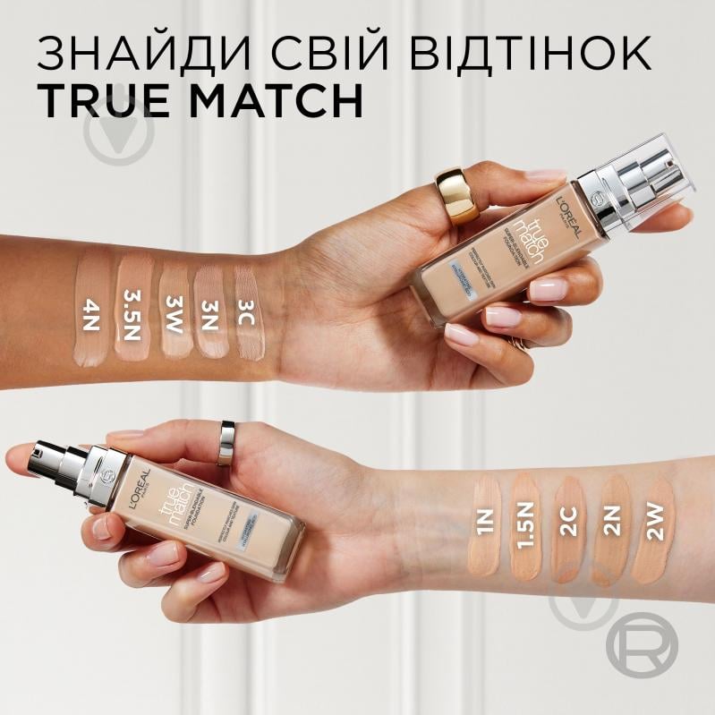 Тональна основа L'Oreal Paris True Match 3.5N Peach 30 мл - фото 3