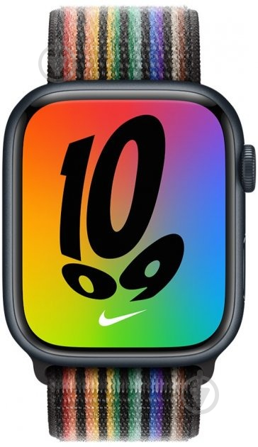 Ремінець Apple Watch 45 mm Pride Edition Nike Sport Loop (MN6N3ZM/A) - фото 2