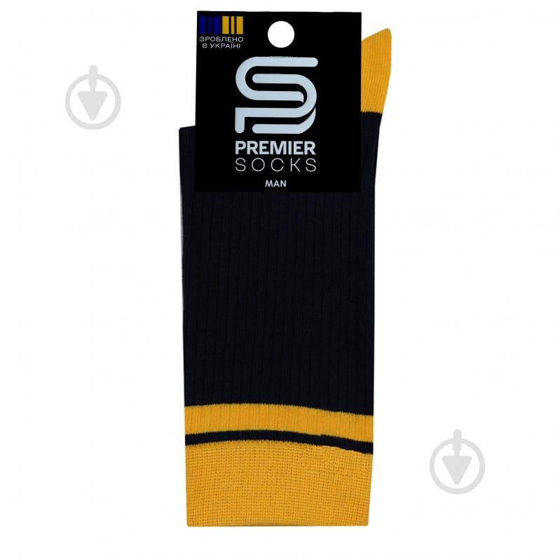 Носки мужские Premier Socks в рубчик р.25 темно-синий - фото 1