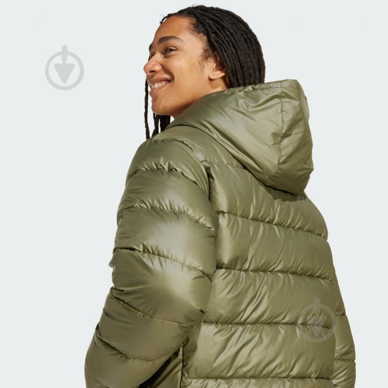 Пуховик чоловічий зимовий Adidas Ess Sd Puf Hd J JW2979 р.2XL хакі - фото 5