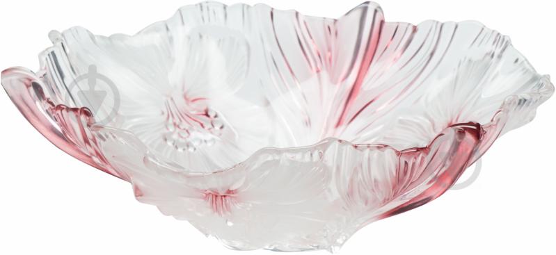 Салатник Miranda Satin-Rose 38 см w7368 Walther Glass - фото 1