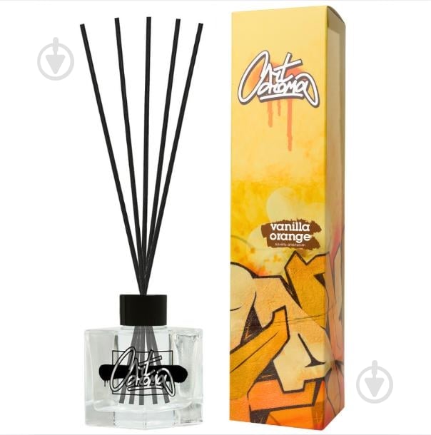 Аромадифузор з паличками ArtAroma Апельсин та Ваніль - фото 1